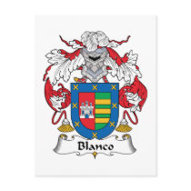 Blanco Family Crest postcards