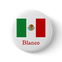 Blanco Mexican Flag buttons