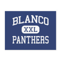 Blanco - Panthers - High School - Blanco Texas postcards