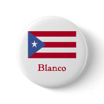 Blanco Puerto Rican Flag buttons