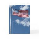 Blank American Flag Greeting Card by sumiko Blank American Flag Greeting Card