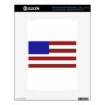 blank American flag NOOK Decal