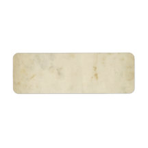 Blank Antique Aged Paper Return Address Label