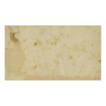 Blank Antique Stained 1870's Paper Business Cards