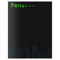 blank boot page menu custom flyer