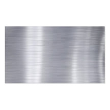 Blank Brushed Aluminum "Faux Aluminum" Business Card