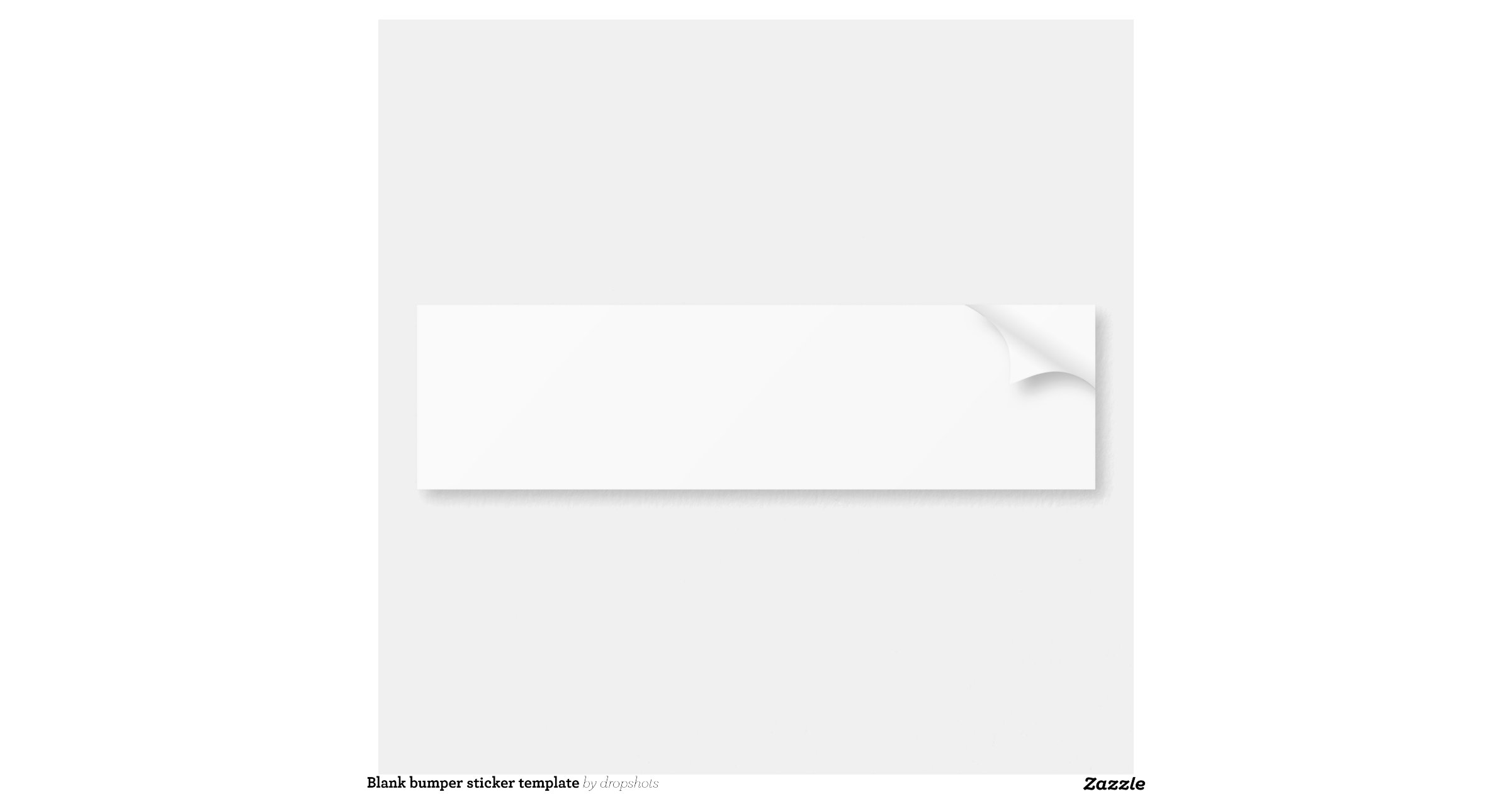Blank bumper sticker template car bumper sticker Blank bumper sticker template car bumper sticker