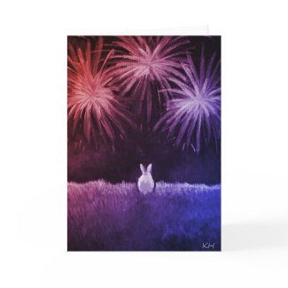 Blank - Bun on the 4th of July Greeting Card