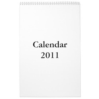 blank weekly calendar 2011. Blank Calendar 2011 by