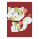 Blank Calico Cat Card by Customizables Blank Calico Cat Card