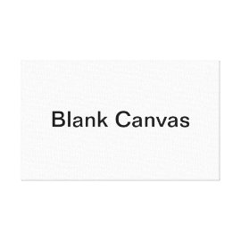 Blank Canvas Stretched Canvas Prints