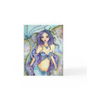 Blank Card - Dream of Purple mermaid by cckuik Blank Card - Dream of Purple mermaid