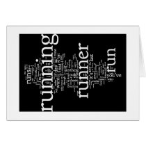 Blank Card for Runners