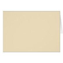 Blank Card with Ecru Cream Background