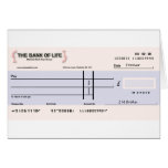Blank Check Card