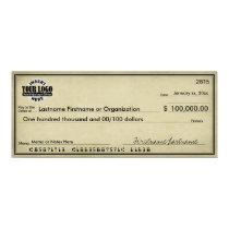 Blank Check for Sweepstakes & Awards AGED LOOK posters by MarshEnterprises Blank Check for Sweepstakes & Awards AGED LOOK posters