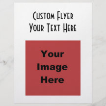 ♥ Blank - Create Your Own Gift Personalized Flyer