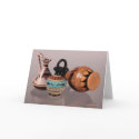 Blank Customizable Greek Vases Greeting Card card