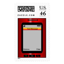 Blank...Customize your own Text Message! postage by dndartstudio Blank...Customize your own Text Message! postage