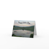 Blank Father's Day, Lake Greeting Cards