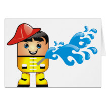 Blank Fireman Card cards