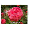 Blank Floral Thank You Card