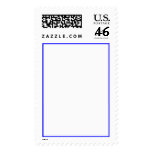 Blank frame vertical postage