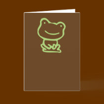 Blank Frog Card by Carennedy Blank Frog Card