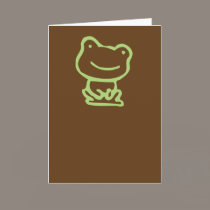 Blank Frog Card