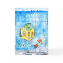 Blank Greeting Card - Squidoo 02 by packetlog Blank Greeting Card - Squidoo 02