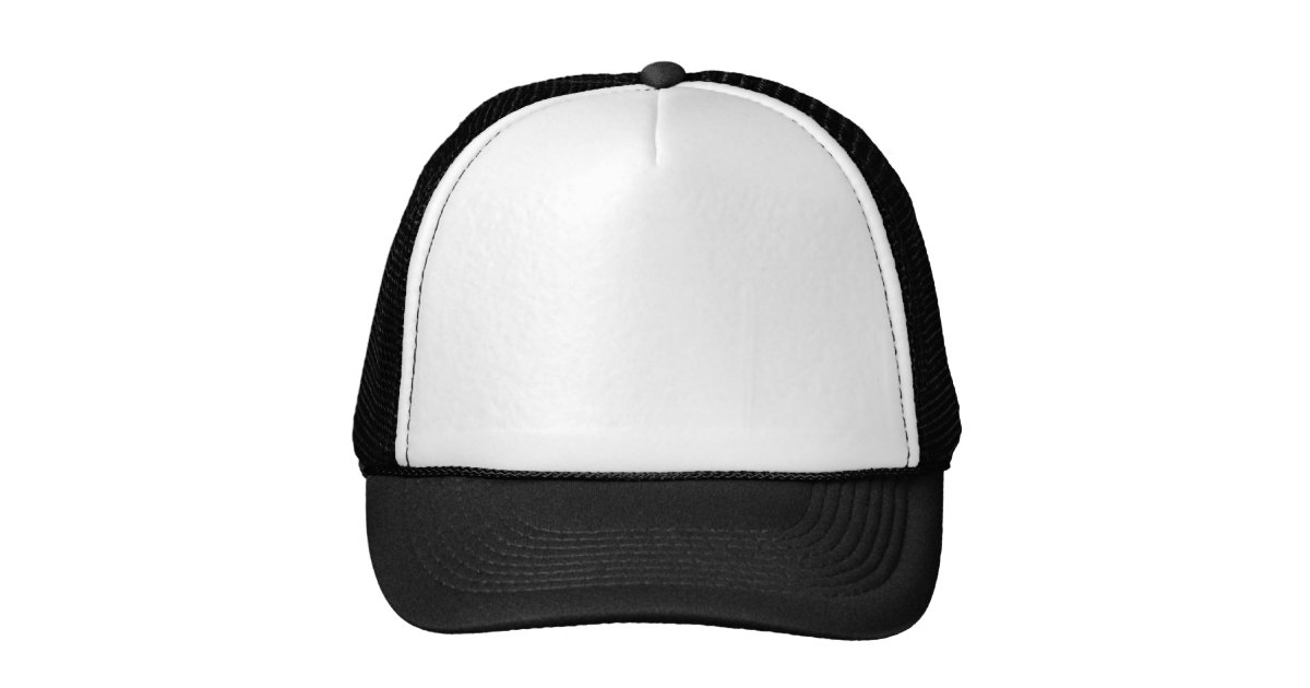 Blank hat template Zazzle