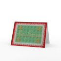 Blank Holiday Greeting Card - Merry Christmas