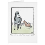 Blank Horse Greeting Card