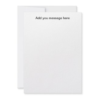 Blank Insert Card Custom Announcements