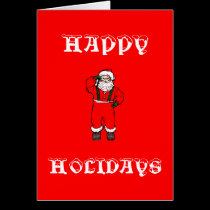 Blank inside Santa Clause Greeting Cards cards