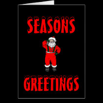 Blank inside Santa Clause Greeting Cards cards