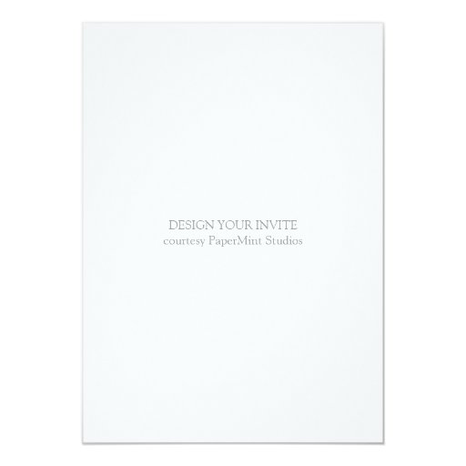 Blank Invitation | 5x7 (front side)