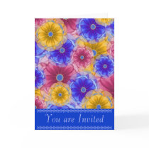 Blank Invitation Card - Autumn Glory by dizzypixels Blank Invitation Card - Autumn Glory