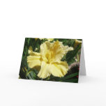 Blank Iris Card -"LEMON SORBET"