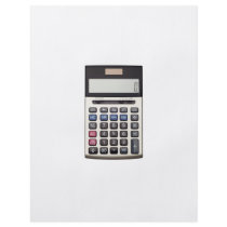 Blank list with Euro and calculator Custom Flyer