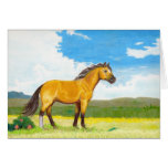 Blank Little Horse on the Prairie Notecard cards
