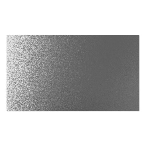 Blank metal design business card (back side)