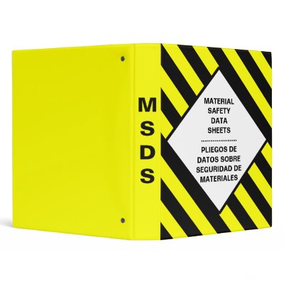 Blank MSDS Binder