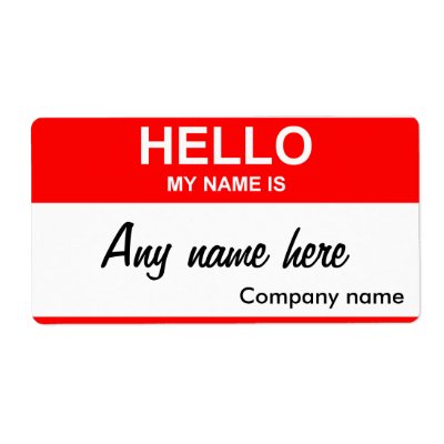   Template on Blank Name Tag Template Shipping Label From Zazzle Com
