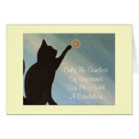 Blank Note Card - Cat -Kinky Friedman quote inside