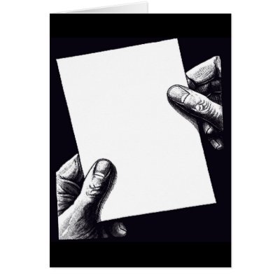 blank note paper greeting card by jvinnyg