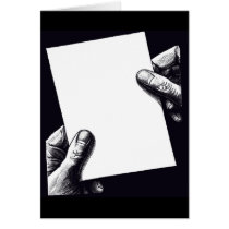 blank note paper cards