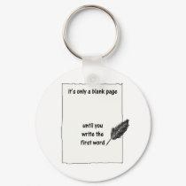 BLANK PAGE keychains
