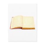 Blank pages of a old book postcards