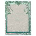 Blank Pearl Essence Paper Color Teal flyers